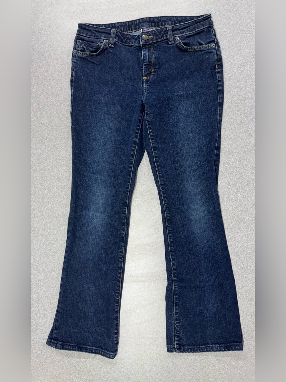 Patagonia Dark Blue Flare Bootcut Jeans for Women